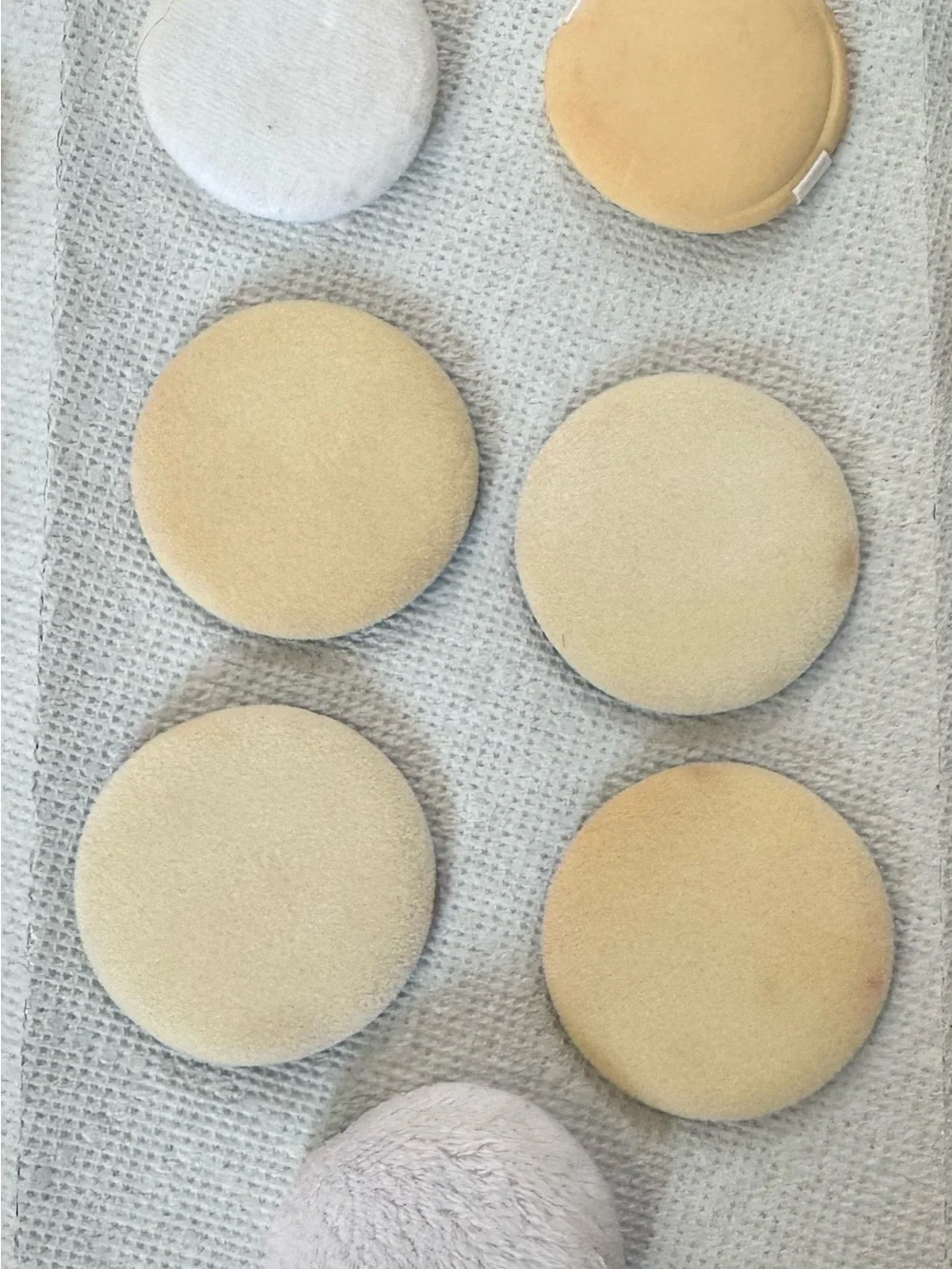 Makeup Brush & Powder Puff Bundle — Cleaned & Ready to Use